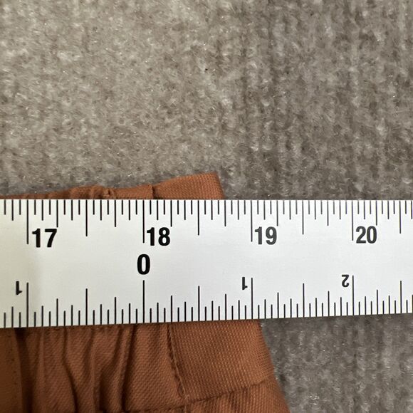 NWT High-rise Slim Straight Leg Pintuck Ankle Pants Brown 18 New Day Preppy - Picture 5 of 7